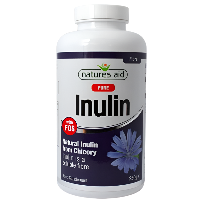Natures Aid Inulin Powder - 250g - Digestion Support Capsules