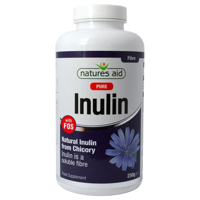 Natures Aid Inulin Powder - 250g - Digestion Support Capsules
