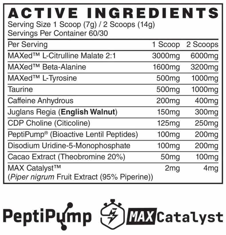 Naughty Boy Menace V2 - Pre-Workout Powder