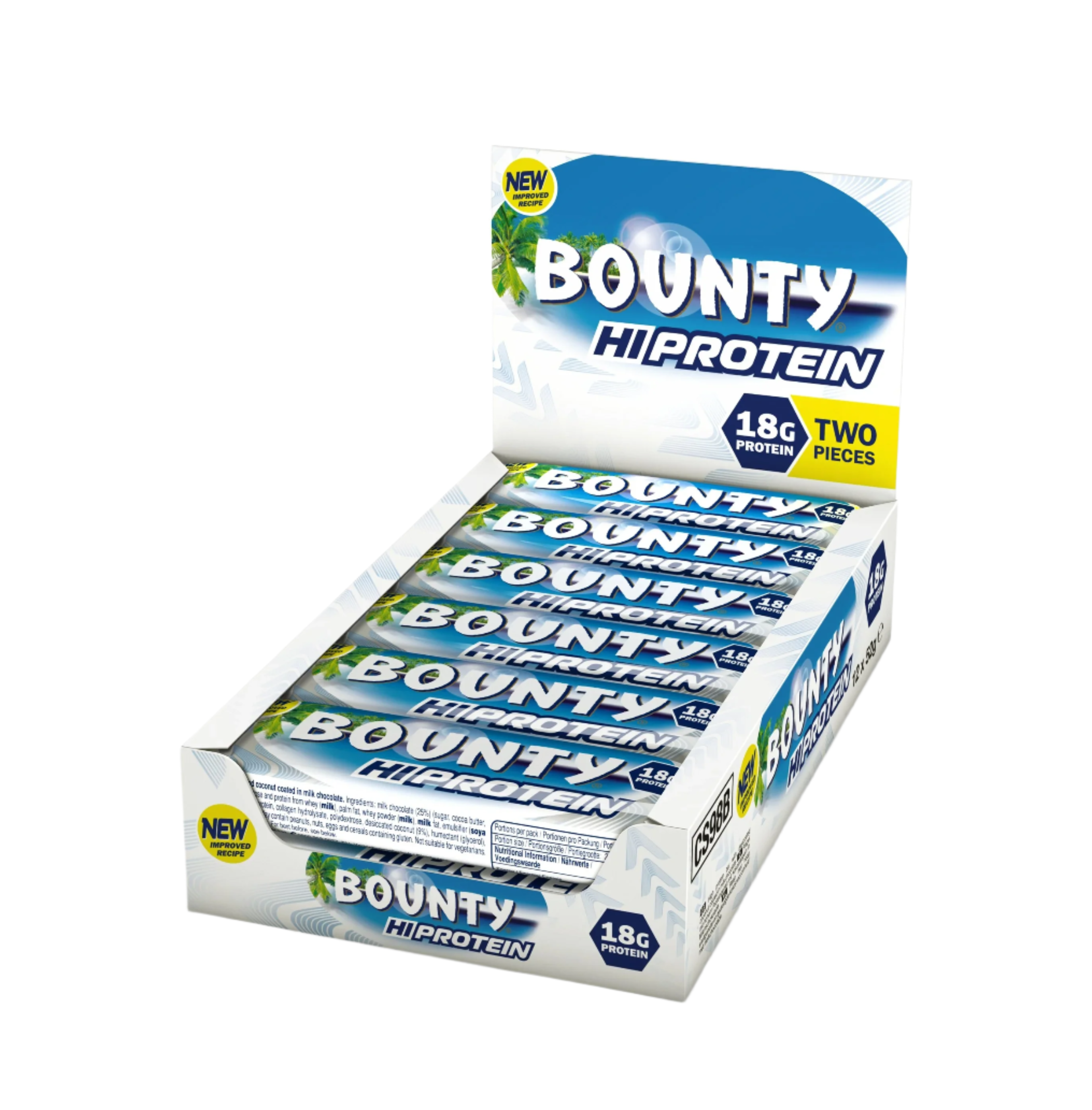 Bounty Protein Bar - 12x52g / Coconut - Protein Bars