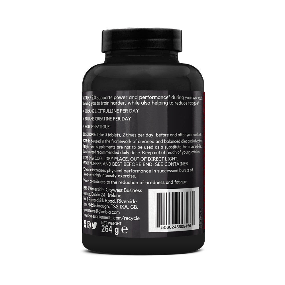 BSN Nitrix 2.0 - 180 Caps - Creatine