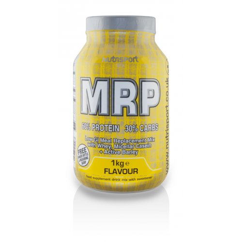 NutriSport MRP Meal Replacer - 1kg / Banana & Malt - Meal Replacement Protein Powder