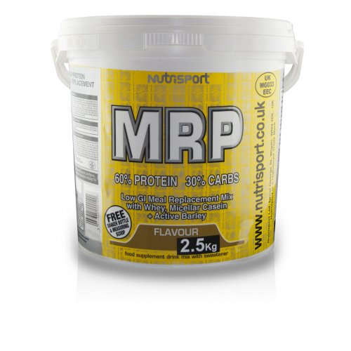 NutriSport MRP Meal Replacer - 2.5kg / Banana & Malt - Meal Replacement Protein Powder