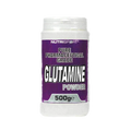 White NutriSport Glutamine Powder container for muscle recovery and plasma glutamine