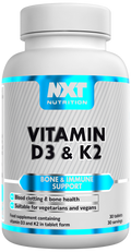 NXT Nutrition Vitamin D3 & K2 30 Tabs