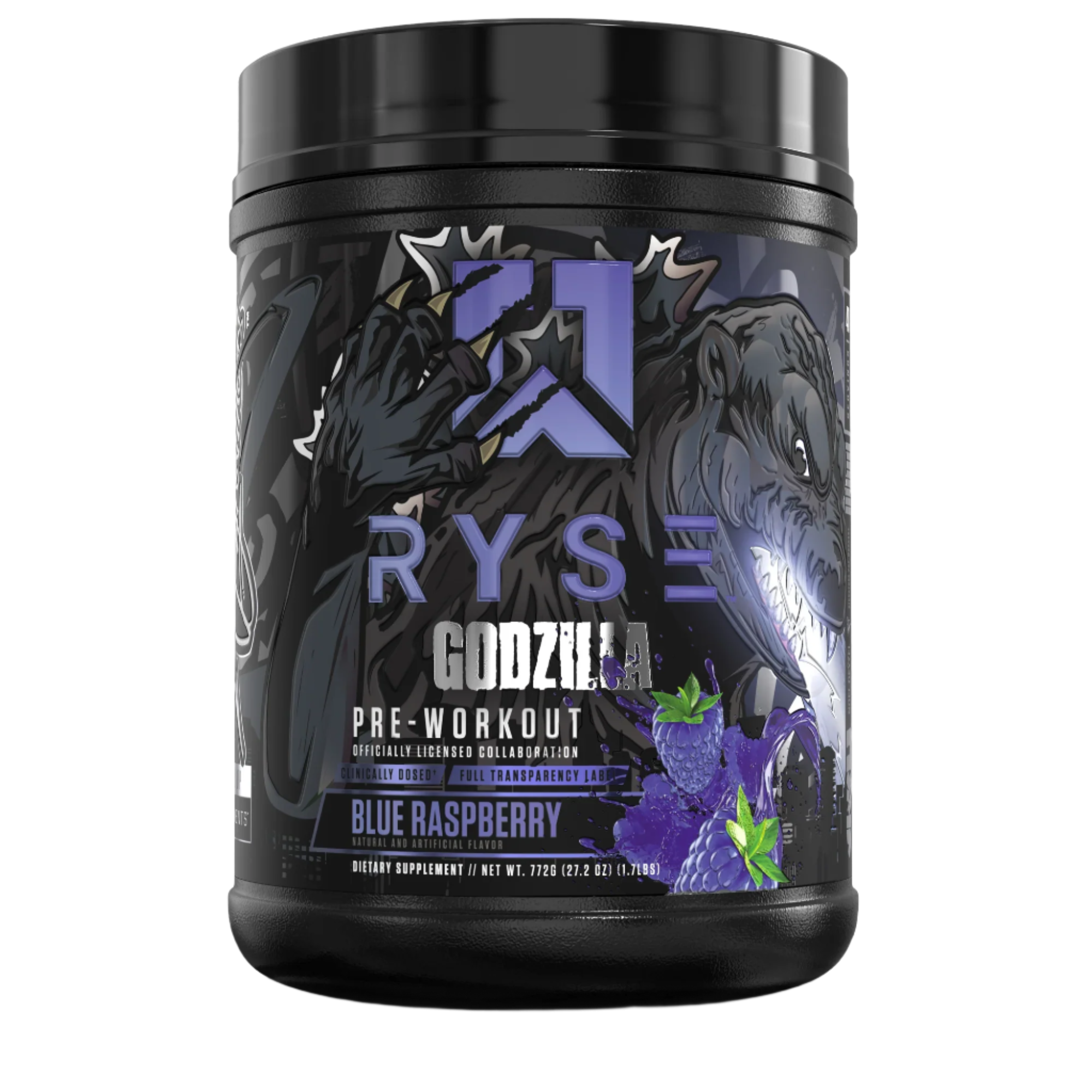 RYSE Godzilla Pre-Workout - 792g / Blue Raspberry - Pre-Workout Powder
