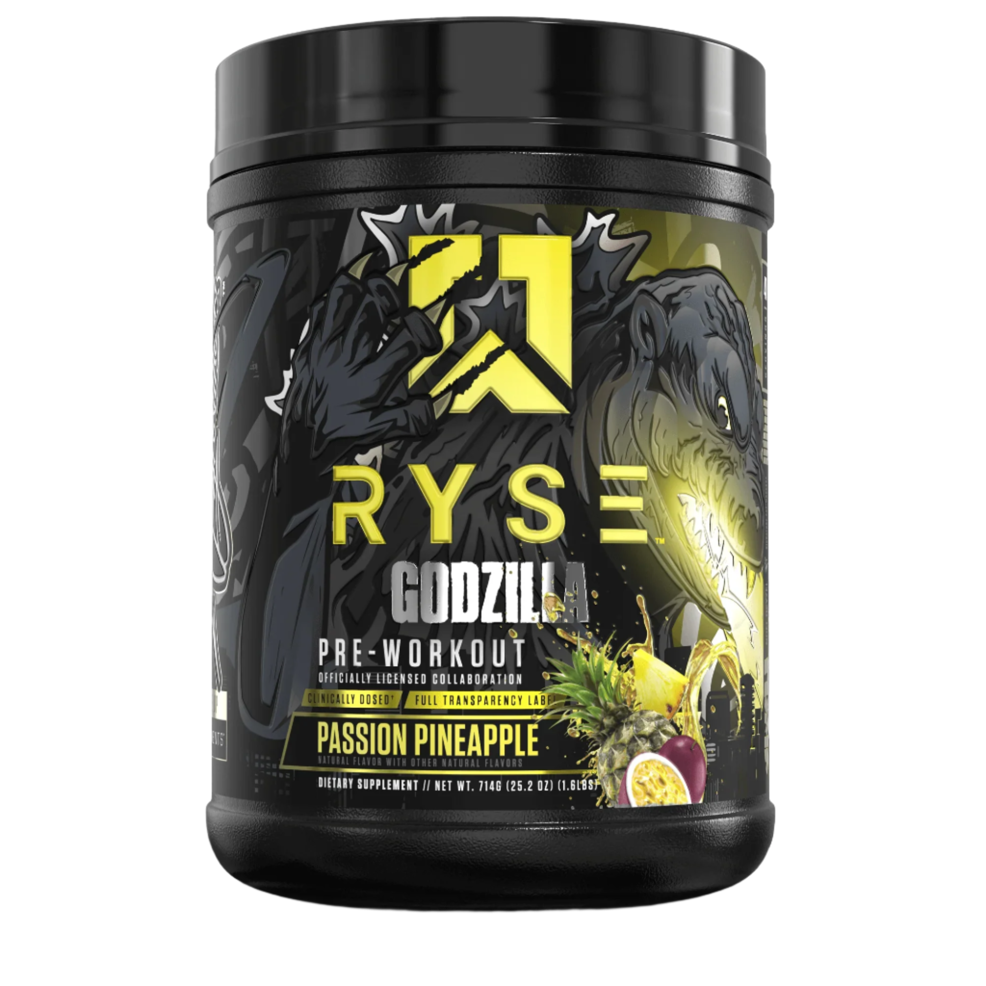 RYSE Godzilla Pre-Workout - 792g / Passion Pineapple - Pre-Workout Powder