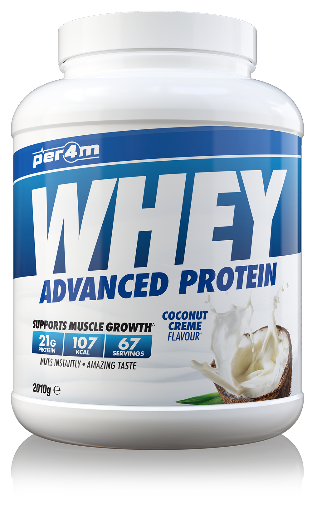 Per4m Advanced Whey Protein Coconut Cr me - 2.01kg / Coconut Creme - Whey Protein Powder