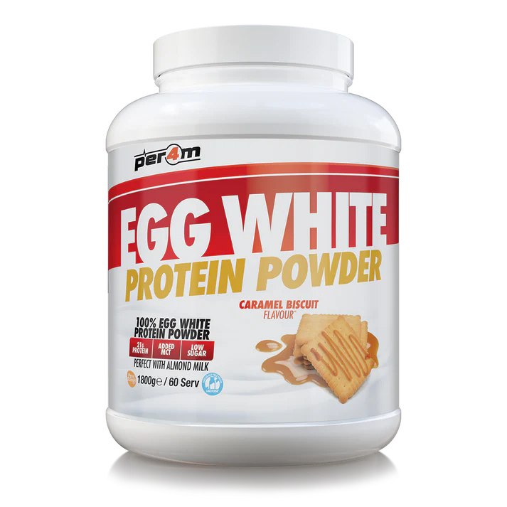 Per4m Egg Protein - 1.8kg / Caramel Biscuit - Egg Protein Powder
