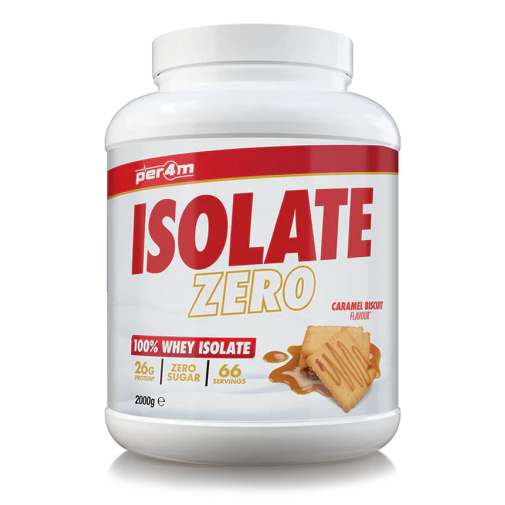 Per4m Isolate Zero - 2kg / Caramel Biscuit - Whey Protein Isolate Powder