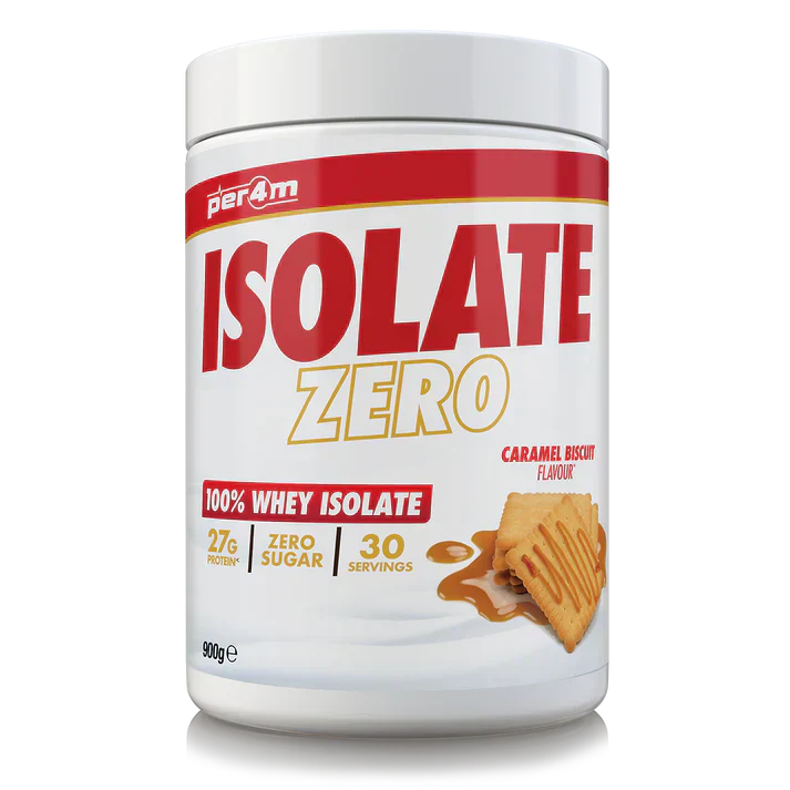 Per4m Isolate Zero - 900g / Caramel Biscuit - Whey Protein Isolate Powder
