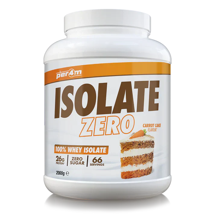Per4m Isolate Zero - 2kg / Carrot Cake - Whey Protein Isolate Powder