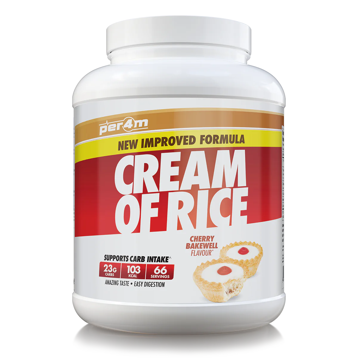 Per4m Cream of Rice - 2kg / Cherry Bakewell - Cream of Rice Powder
