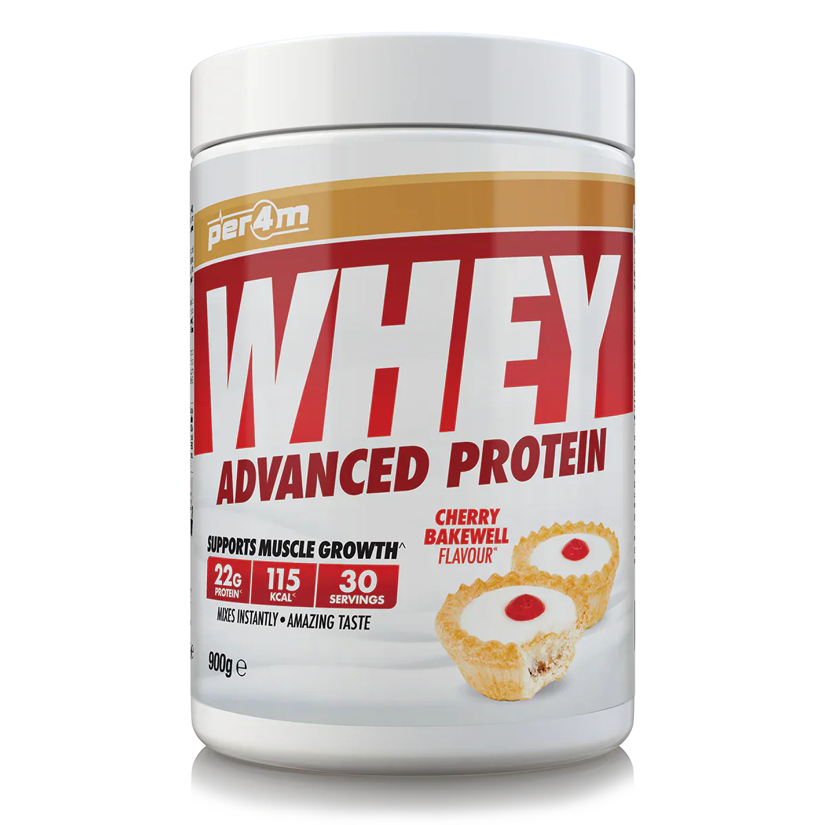 Per4m Advanced Whey Protein - 900g / Cherry Bakewell - Whey Protein Powder