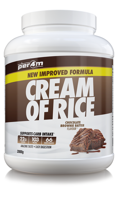 Per4m Cream of Rice - 2kg / Chocolate Brownie Batter - Cream of Rice Powder