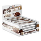 Display box of chocolate brownie Per4m Protein Bar with Per4m Protein branding
