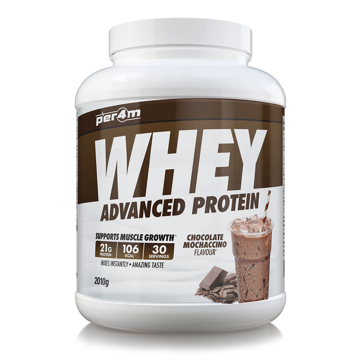 Per4m Advanced Whey Protein - 2.01kg / Chocolate Mochaccino - Whey Protein Powder