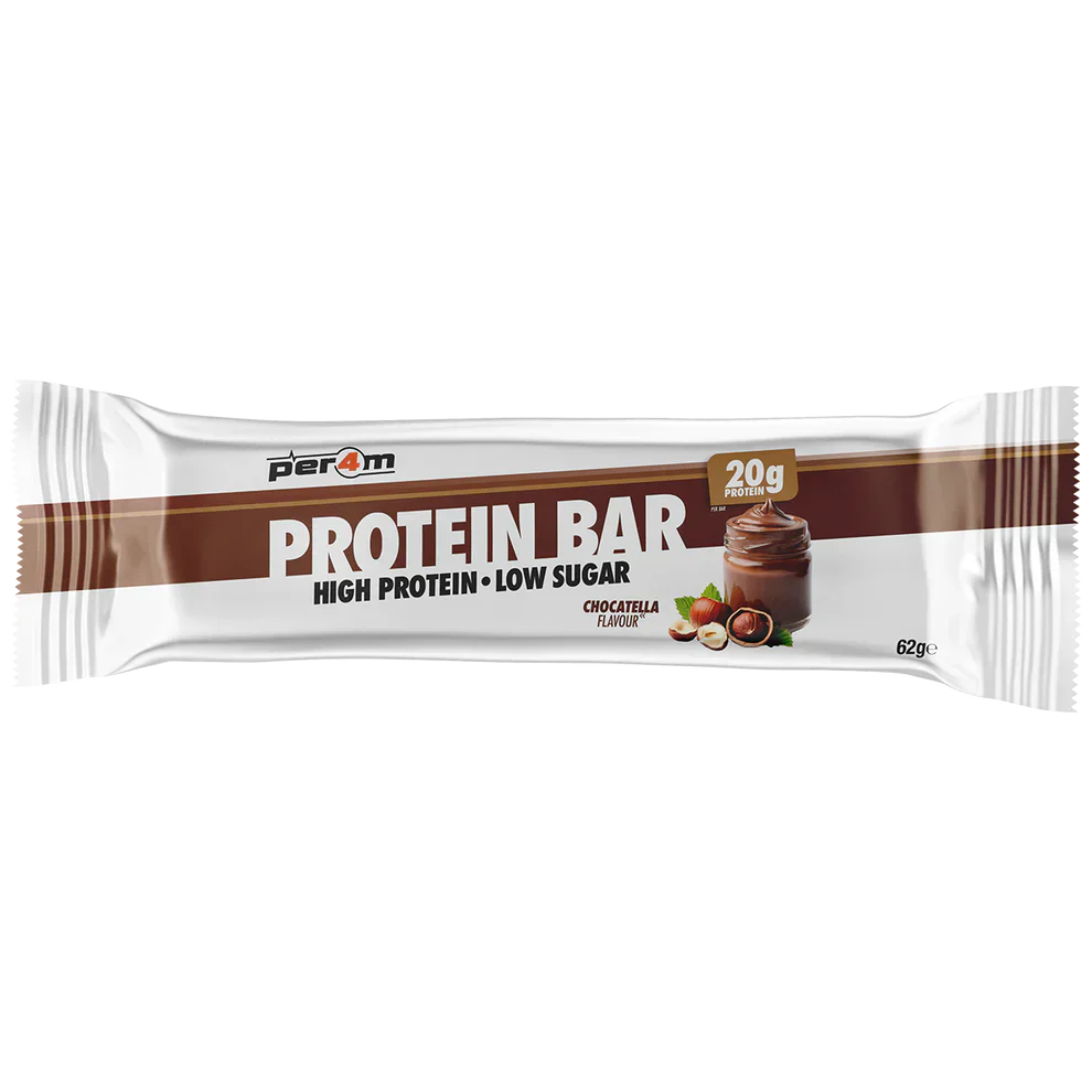 Per4m Protein Bar with chocolate and hazelnut flavor for a tasty protein boost