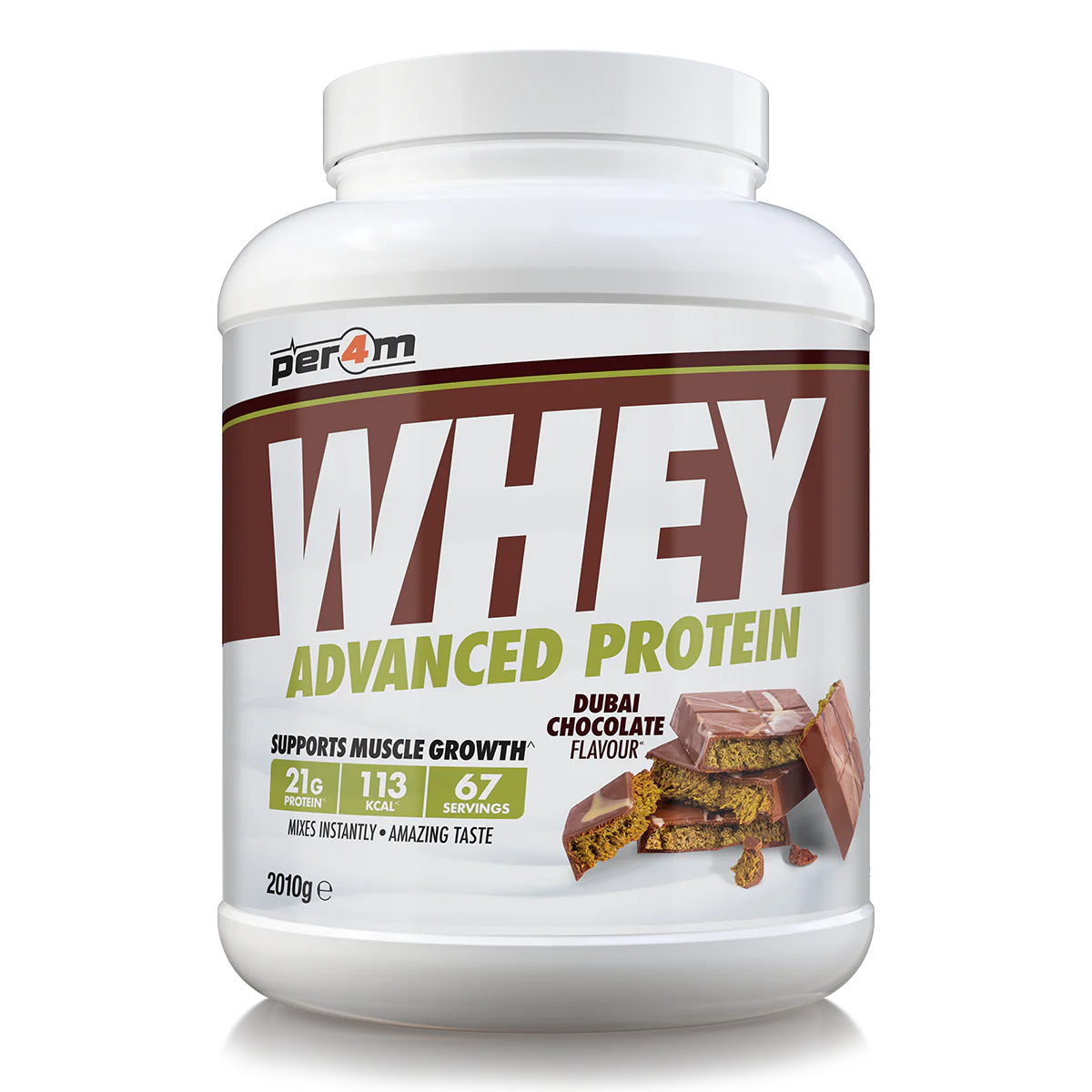 Per4m Advanced Whey Protein - 2.01kg / Dubai Chocolate - Whey Protein Powder