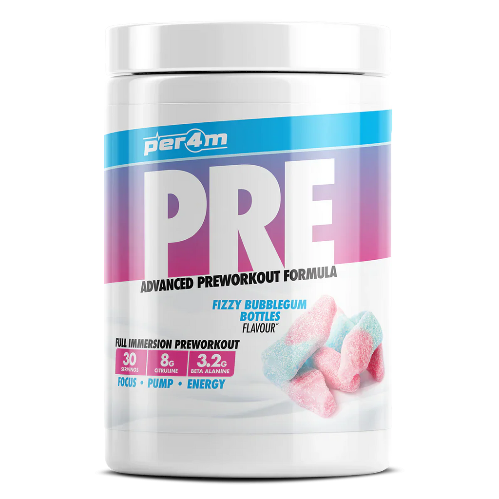 Per4m Pre - 570g / Fizzy Bubblegum Bottles - Beta-Alanine