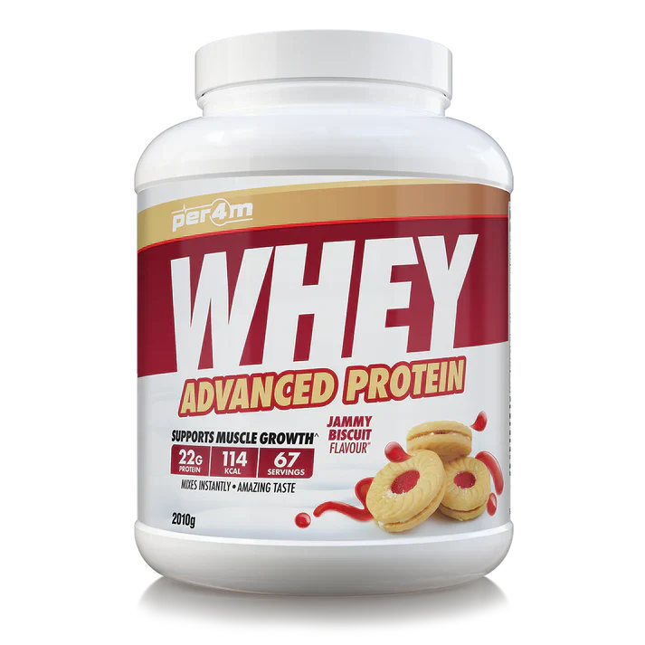 Per4m Advanced Whey Protein - 2.01kg / Jammy Biscuit - Whey Protein Powder