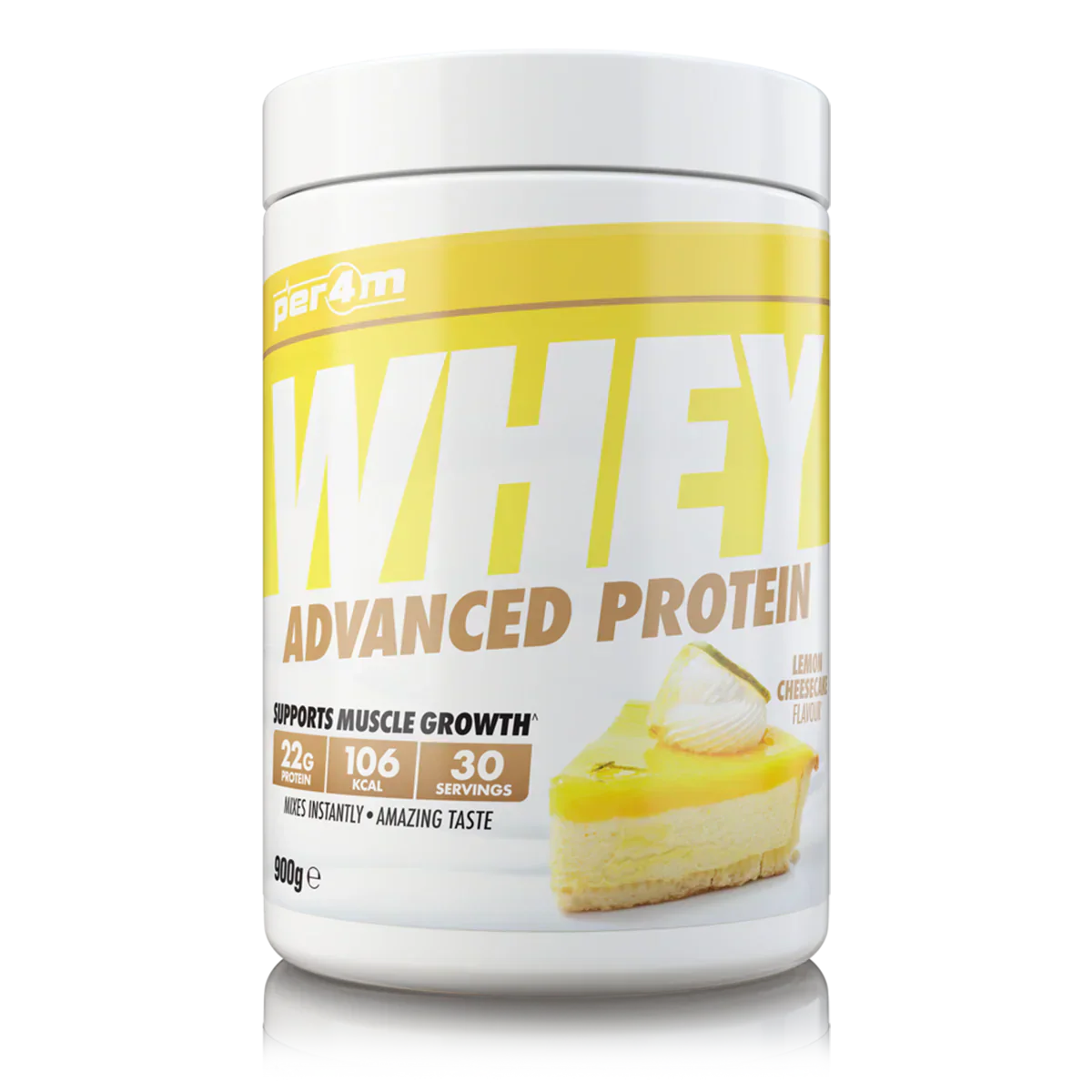 Per4m Advanced Whey Protein - 900g / Lemon Cheesecake - Whey Protein Powder