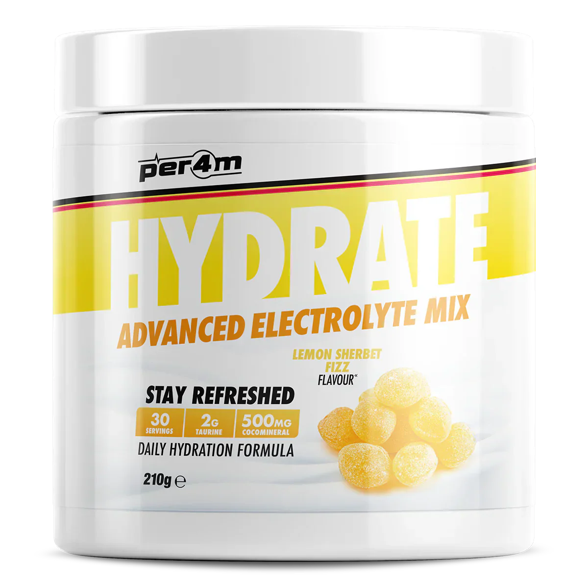 Per4m Hydration - 210g / Lemon Sherbet Fizz - Electrolyte Replacements