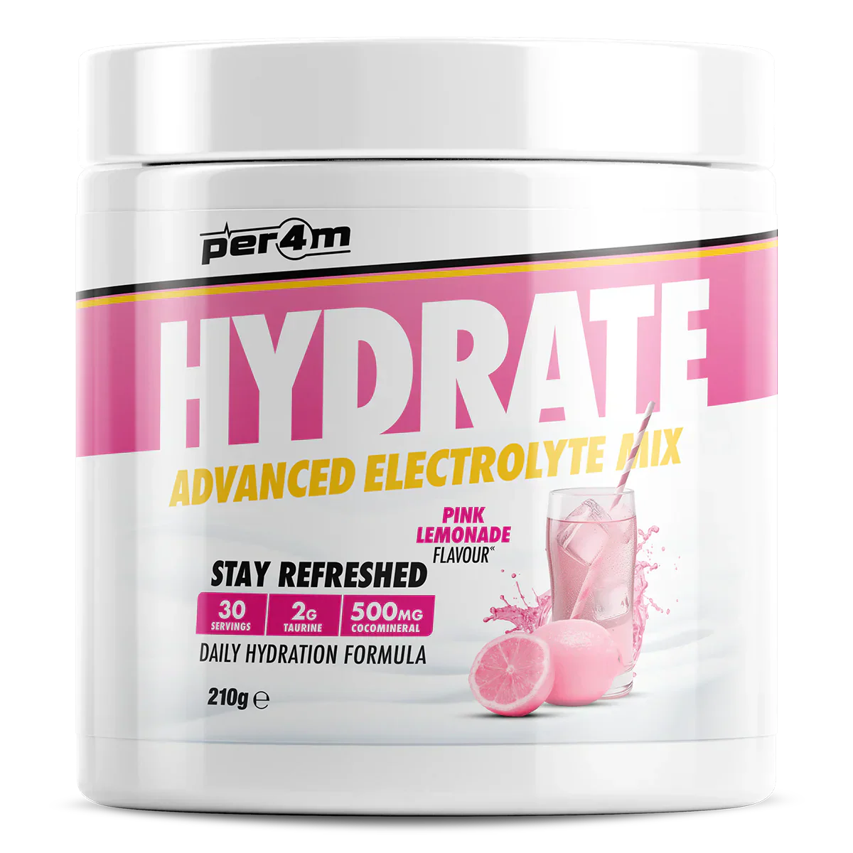 Per4m Hydration - 210g / Pink Lemonade - Electrolyte Replacements
