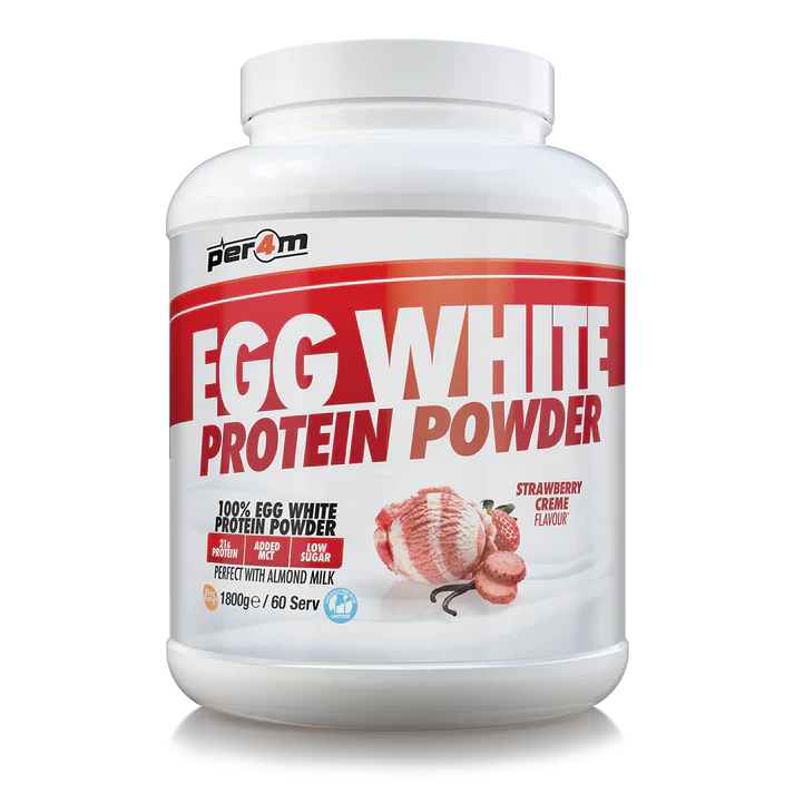 Per4m Egg Protein - 1.8kg / Strawberry Creme - Egg Protein Powder