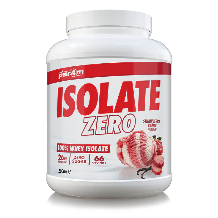 Per4m Isolate Zero - 2kg / Strawberry - Whey Protein Isolate Powder
