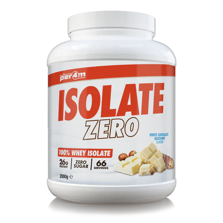Per4m Isolate Zero - 2kg / White Chocolate Hazlenut - Whey Protein Isolate Powder