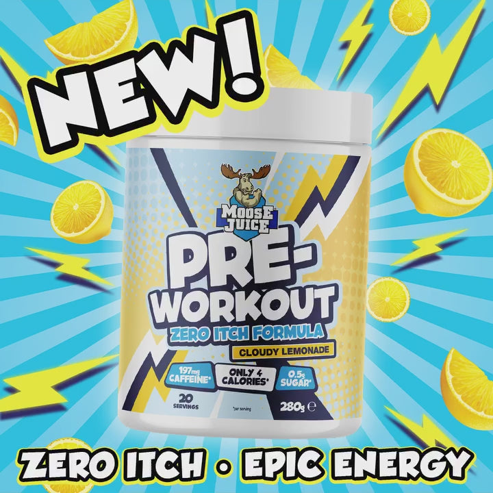 Muscle Moose Pre-Workout - Zero Itch Formula