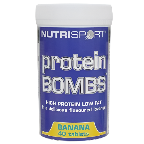 NutriSport Protein Bombs - 40 Tabs / Banana - Amino Acids Tablets