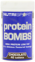NutriSport Protein Bombs - 40 Tabs / Chocolate - Amino Acids Tablets