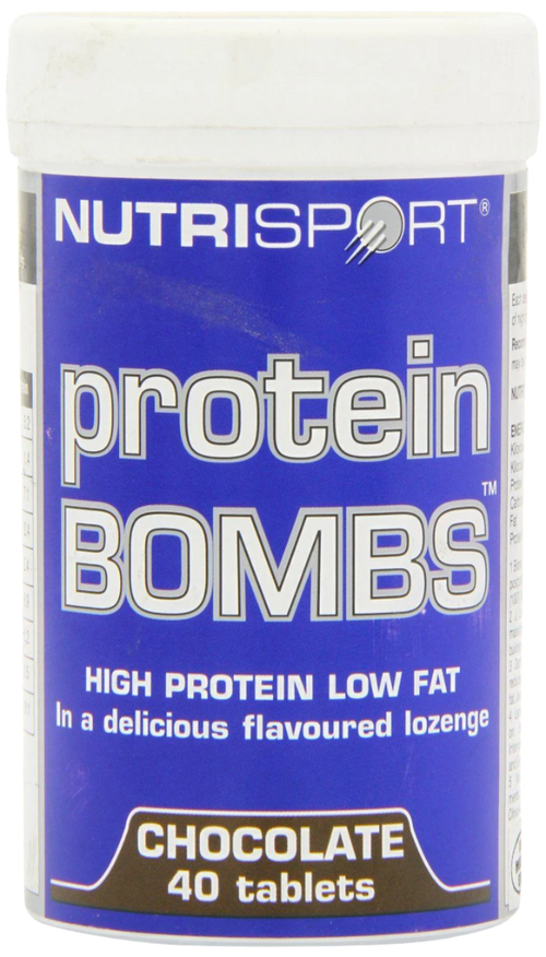 NutriSport Protein Bombs - 40 Tabs / Chocolate - Amino Acids Tablets