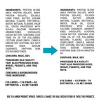 Comparison of Quest Nutrition Cookie ingredient lists with white chocolate macadamia info