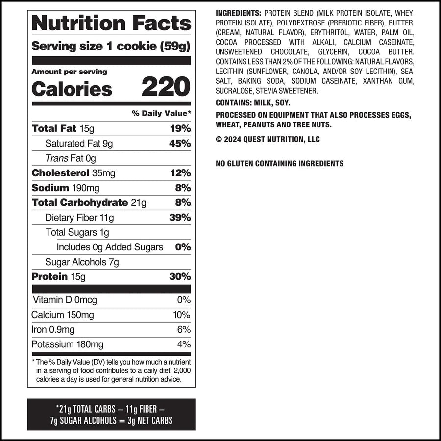 Quest Nutrition Cookie - MyGymSupplements