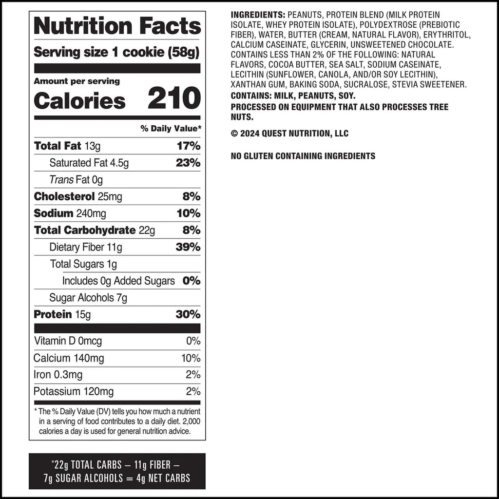 Quest Nutrition Cookie - MyGymSupplements