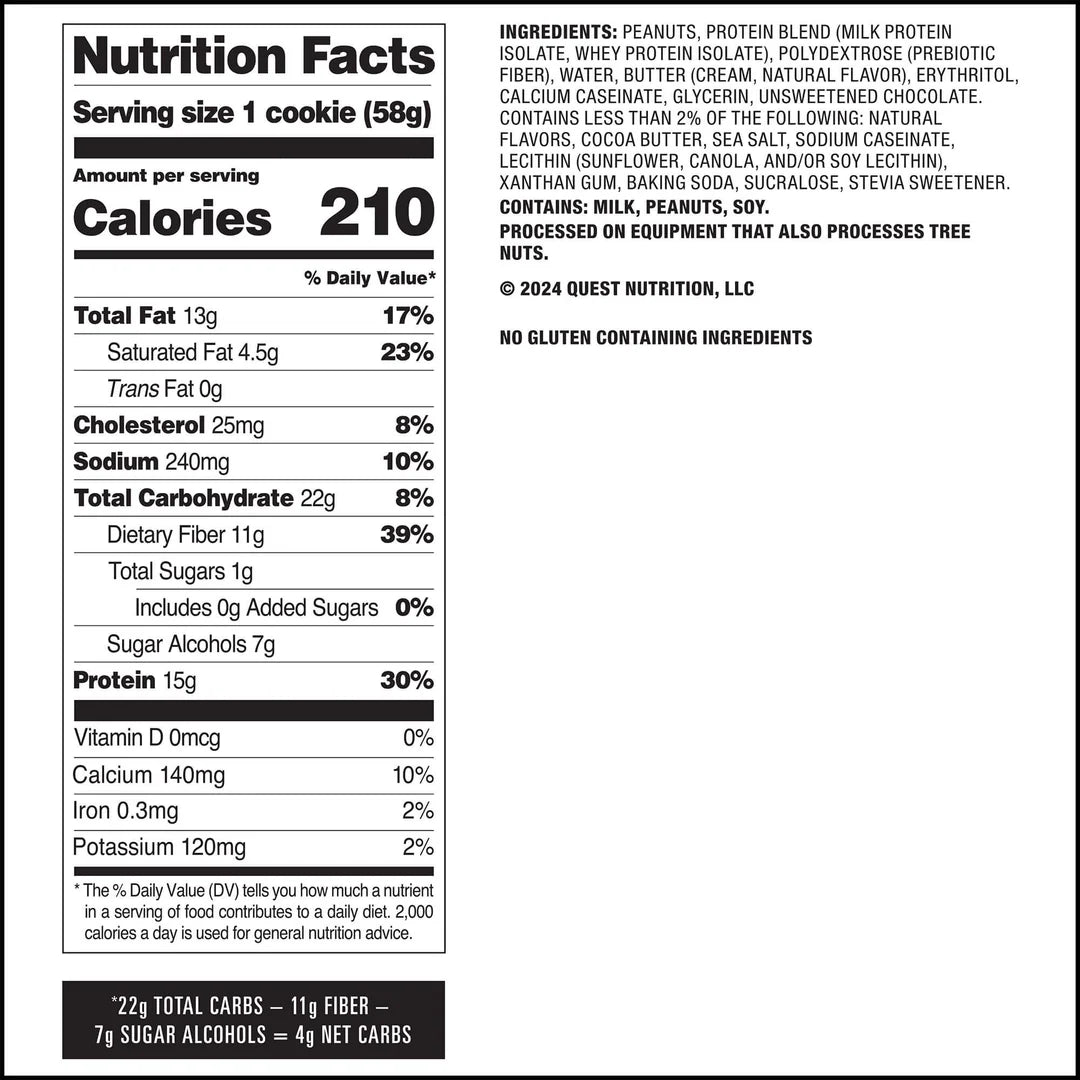Quest Nutrition Cookie - MyGymSupplements
