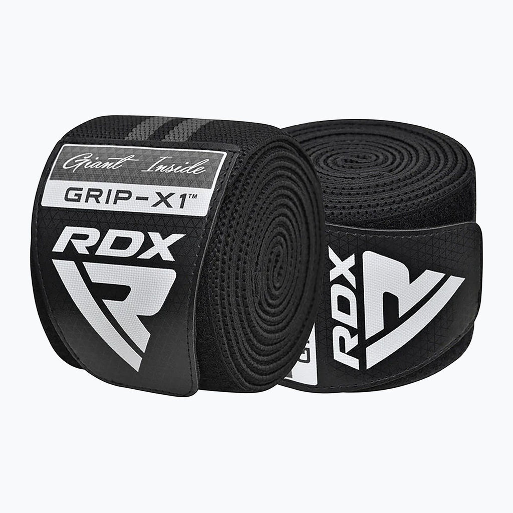 RDX Gym Knee Wrap Black/Grey - MyGymSupplements