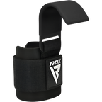 RDX Gym Hook Strap Plus - Black - Lifting Straps