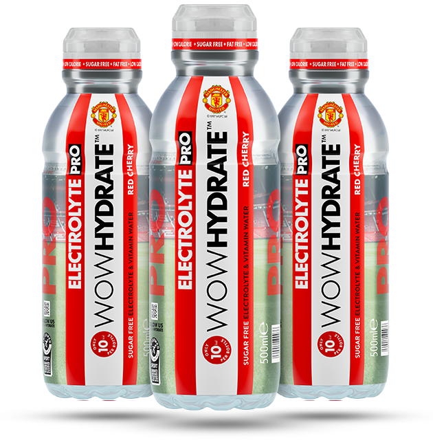 Wow Hydrate Electrolyte PRO - 12x500ml / Red Cherry - Hydration Ready-To-Drinks