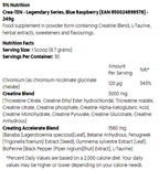 Rich Piana 5% Nutrition CREA-TEN Legendary Series 225g