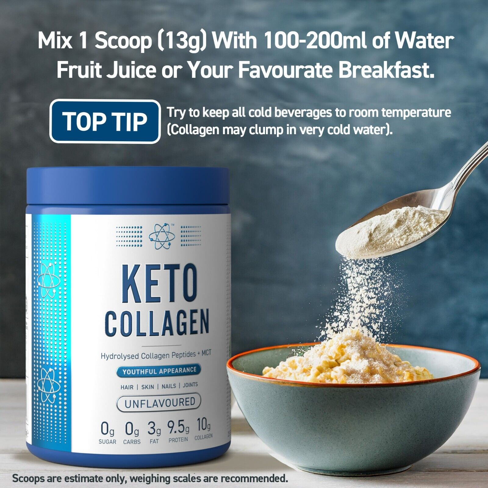 Applied Nutrition Keto Collagen - 325g - Bovine Collagen Powder