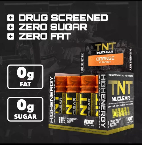 NXT Nutrition TNT Nuclear Shots 12x60ml - MyGymSupplements