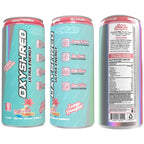 EHP Labs Oxyshred Ultra Energy Drink 12x330ml - 12x355ml / Peach Candy Rings - Energy Ready-to-Drinks
