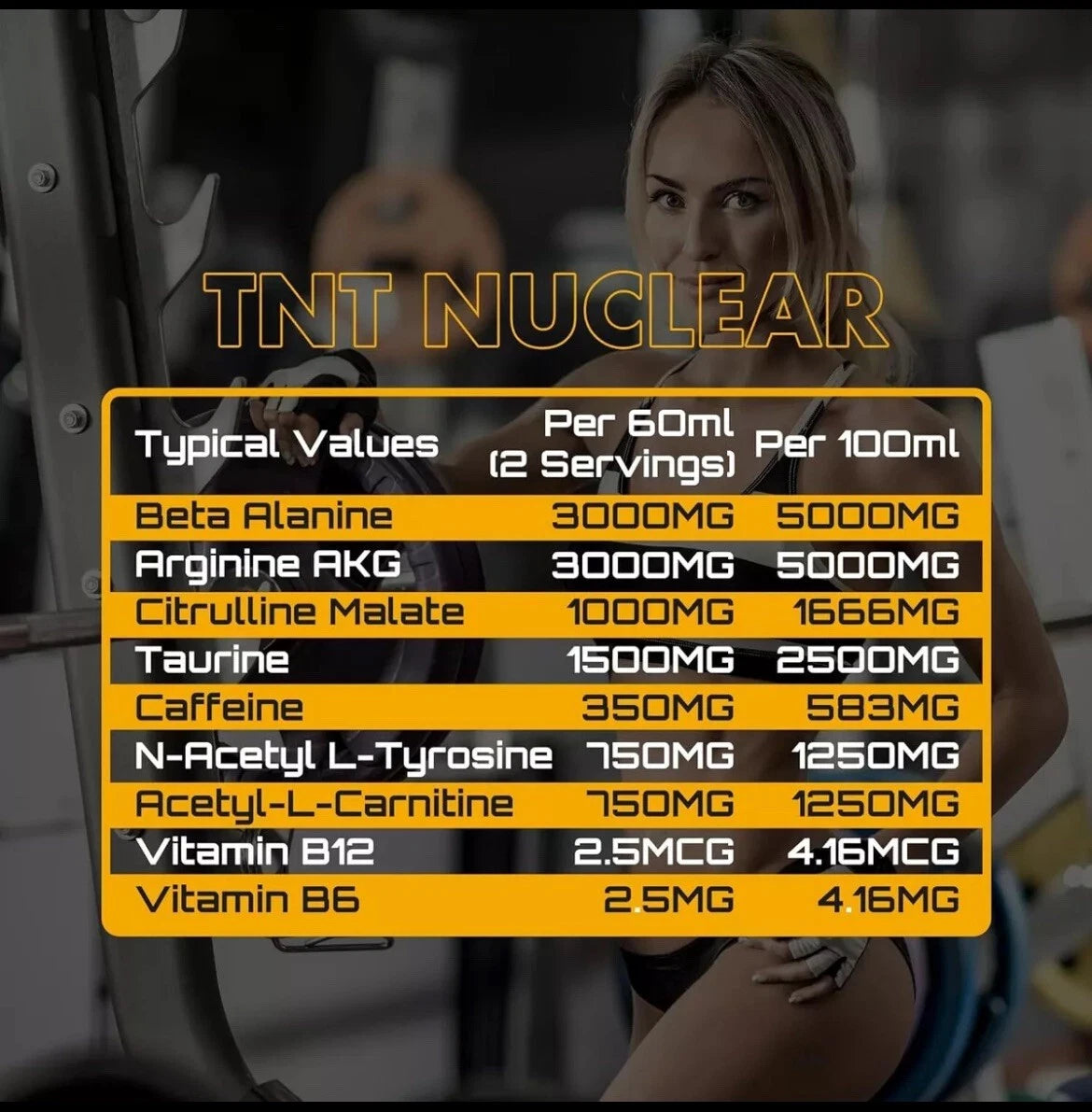 NXT Nutrition TNT Nuclear Shots 12x60ml - MyGymSupplements