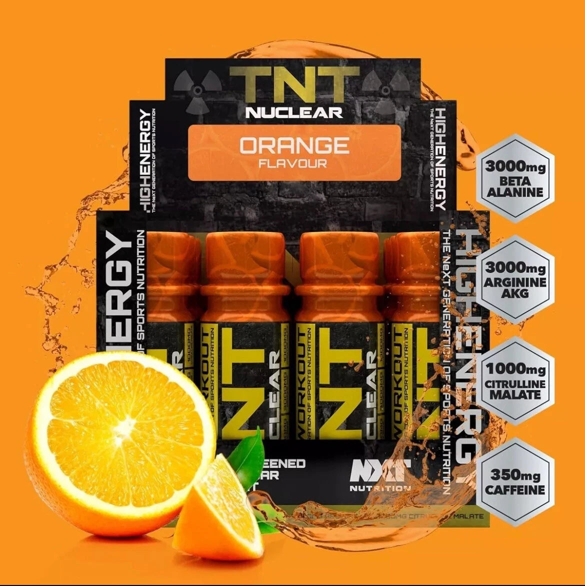 NXT Nutrition TNT Nuclear Shots 12x60ml - MyGymSupplements