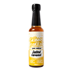 Bottle of sugar free coffee syrup with buttery caramel flavor from The Skinny Food Co