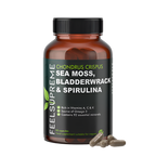 Feel Supreme Seamoss with Bladderwrack and Spirulina | Detox Blend - 90 Veg Caps - Detox Support Capsules